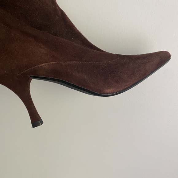 🤎Stuart Weitzman Suede Pointed-Toe Knee-High Boots🤎 - Picture 15 of 16